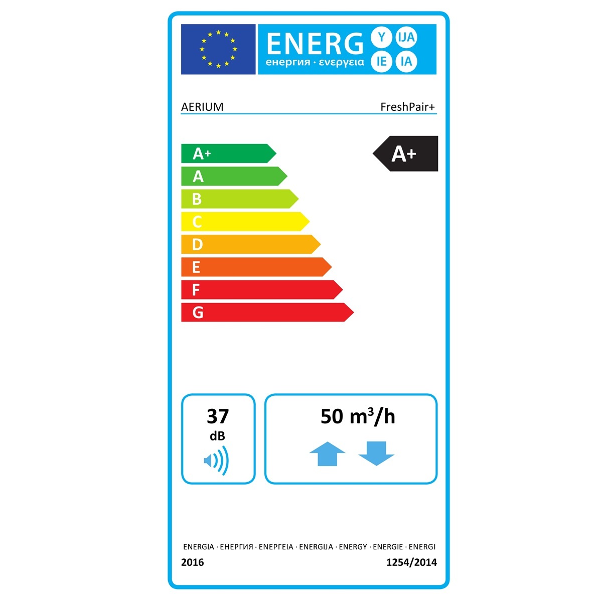 Decentrální rekuperace AERIUM FreshPair+ C60P s CO2 senzorem