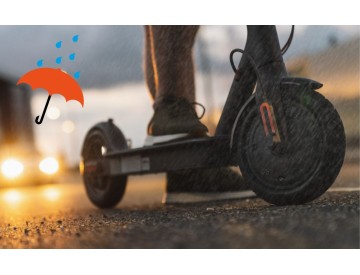 Elektrokoloběžka v dešti – na co byste si měli dát pozor?