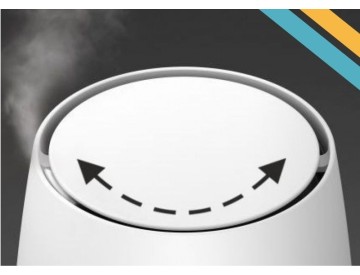 Podpořte cirkulaci vzduchu vhodným zvlhčovačem