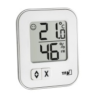 Digitální teploměr s vlhkoměrem TFA 30.5026.02 MOXX - bílý