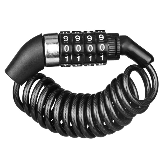 Zámek na koloběžku AERIUM 4DIGIT mini černý