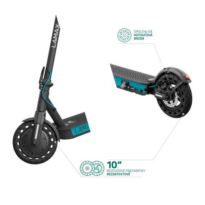 Elektrokoloběžka LAMAX E-Scooter S11600 černá