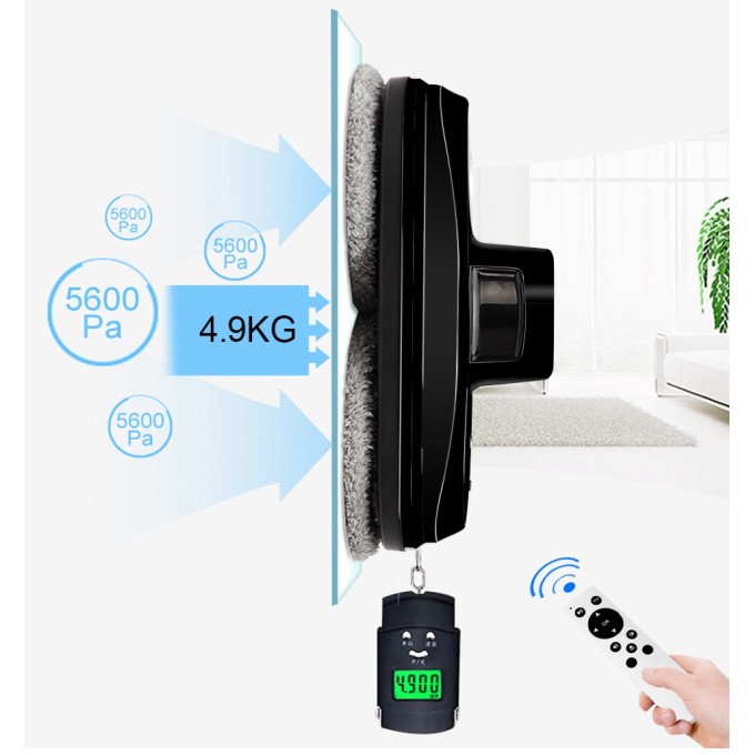 Robotický čistič oken AERIUM VAC100 SMART černý