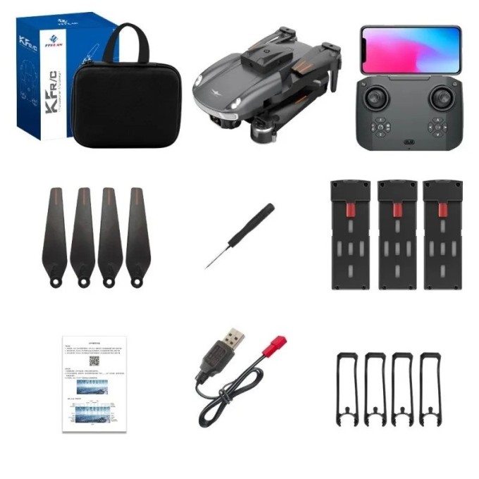 Dron AERIUM KF 4K Dual Camera - 3 baterie