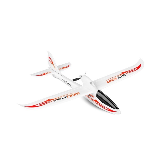 RC letadlo S-IDEE SKY-KING červená