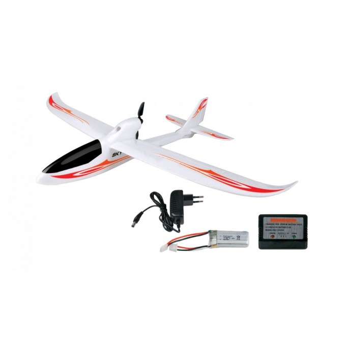 RC letadlo S-IDEE SKY-KING červená