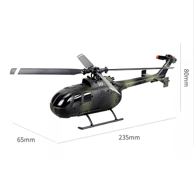 RC vrtulník AERIUM C186 4CH CAMOUFLAGE zelený