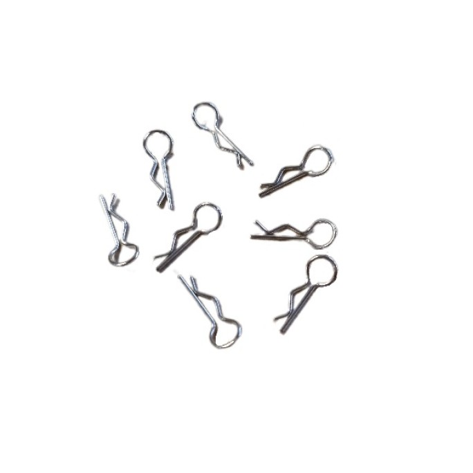 Náhradní set 8 úchytů karoserie pro RC auto AERIUM HOSHI SPEED (1:10)