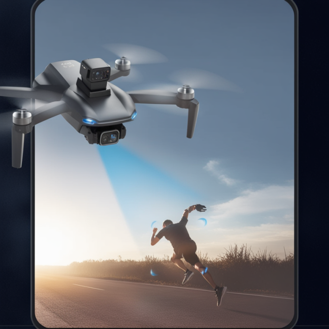 Dron AERIUM MAX 108 LASER 4K Dual Camera GPS - 3 baterie