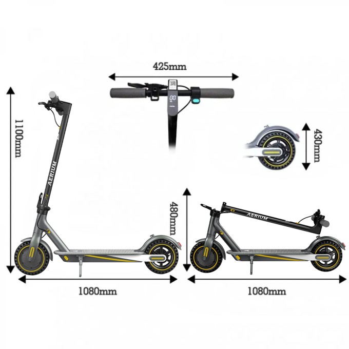 Elektrokoloběžka AERIUM T350 PRO černá
