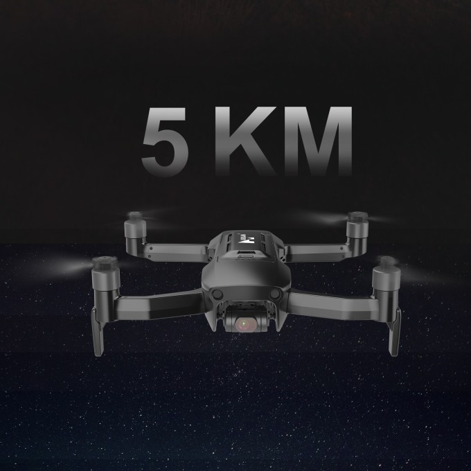Dron AERIUM Hubsan Blackhawk 2 GPS 4K Combo černý - 2 baterie