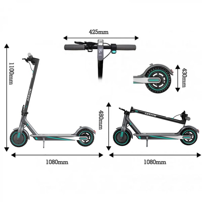 Elektrokoloběžka AERIUM T350 PRO modrá