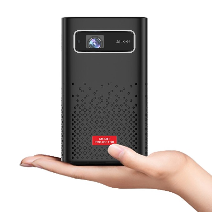 Mini přenosný projektor s baterií AERIUM P8000 DLP Wi-Fi Super Bass - rozbaleno