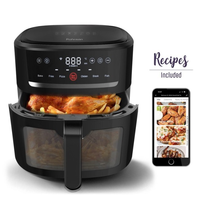 Horkovzdušná fritéza Rohnson R-2834 SmartChef XL Wi-Fi
