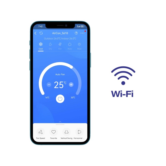 Mobilní klimatizace Olimpia Splendid Dolceclima Compact 10 MBB Wi-Fi