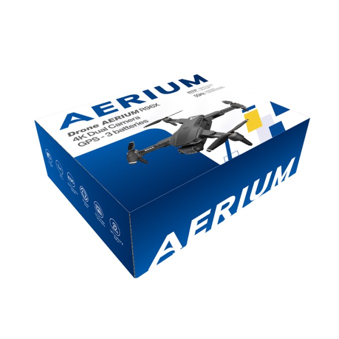 Dron AERIUM R96X 4K Dual Camera GPS - 3 baterie