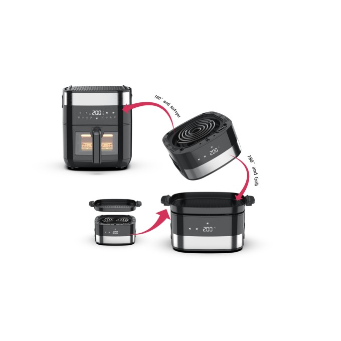 Horkovzdušná fritéza AERIUM CrispChef FA100 Multi