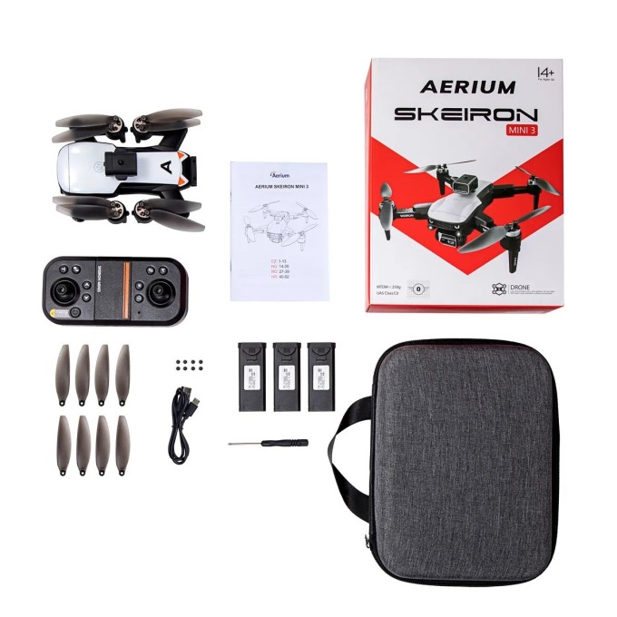 Dron AERIUM SKEIRON MINI 3, 3 baterie