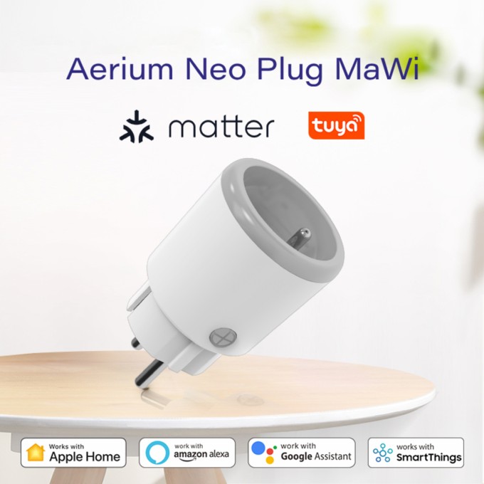 Chytrá zásuvka AERIUM Neo Plug MaWi Chytrá zásuvka AERIUM Neo Plug MaWi
