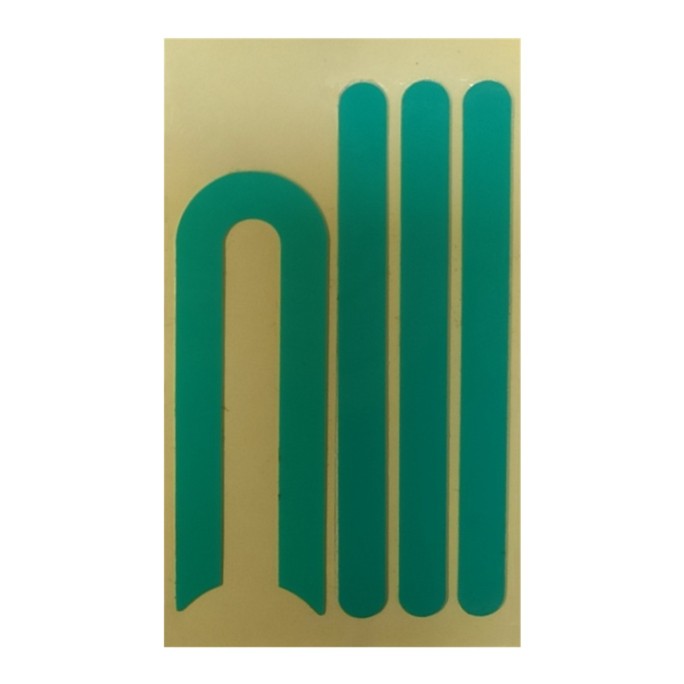 Sada náhradních samolepicích odrazek pro elektrokoloběžky světle modrá barva