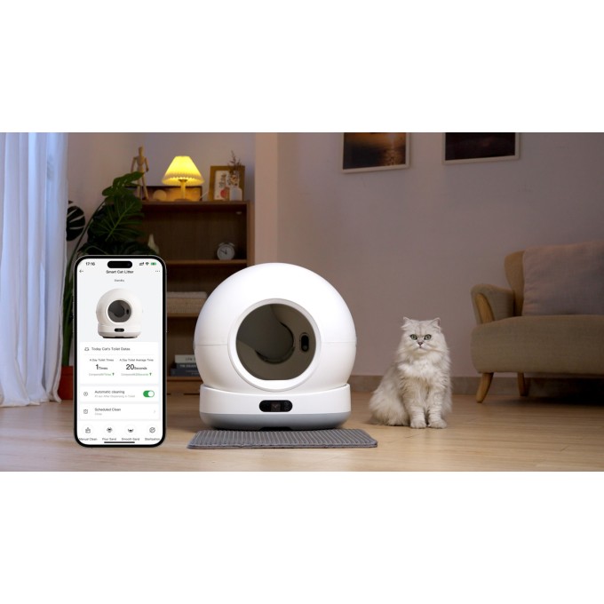 Chytrá kočičí toaleta AERIUM Clean Box