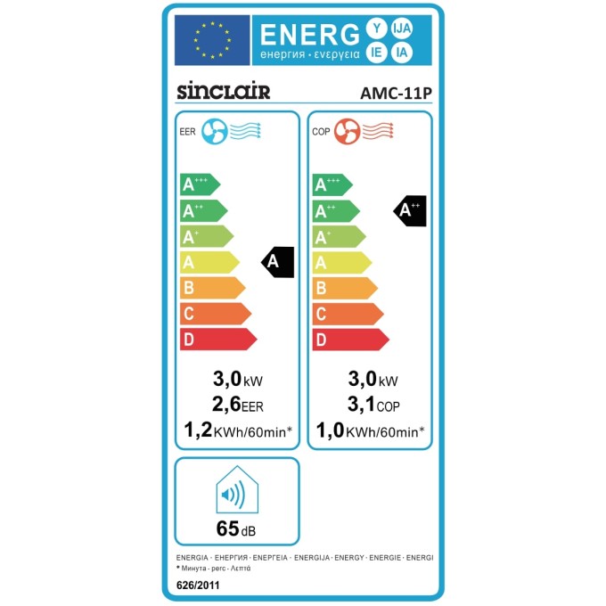 Mobilní klimatizace Sinclair AMC-11P