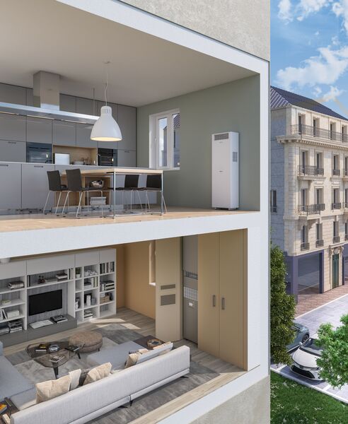 Olimpia Splendid UNICO Vertical 35 HP EVAN