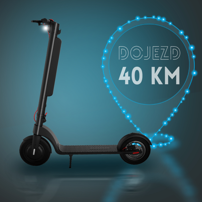 Elektrická koloběžka Aerium HX8 dlouhý dojezd
