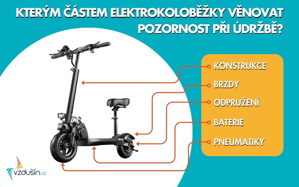 údržba elektrokoloběžky