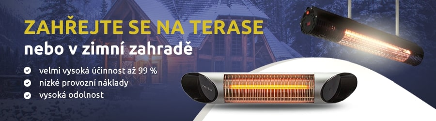 tepelné zářiče na terasu